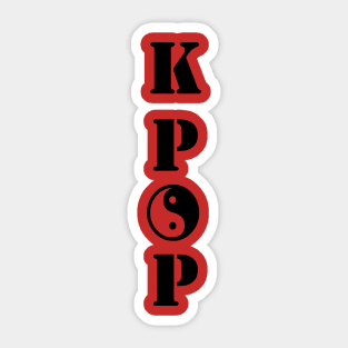 KPOP Yin Yang Sticker